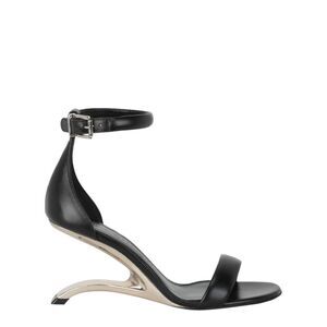 Alexander McQueen Arc High Heel Sandals Black Womens